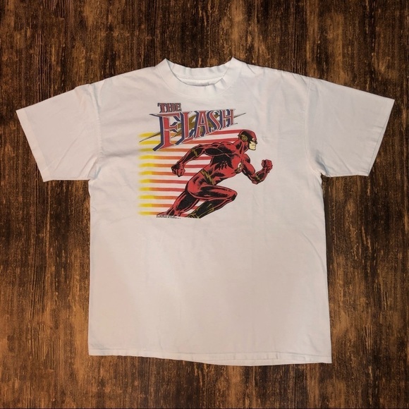 Vintage 1990 The Flash DC comics T shirt